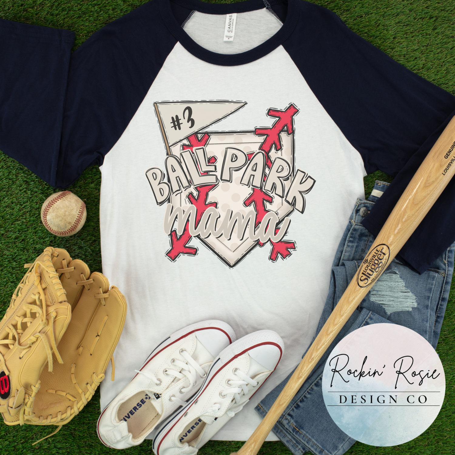 Baseball Mom Dirt and Diamonds Bleached Shirt – Liv's Boutique